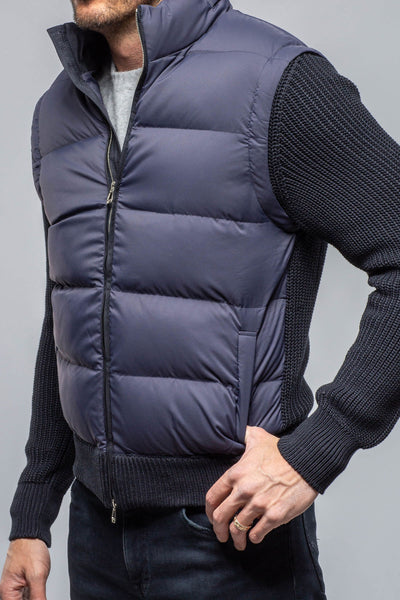 Ideeogram Cuso Jacket Combo Bomber In Navy Mens - Outerwear - Cloth