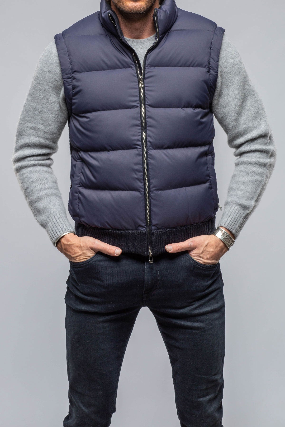 Ideeogram Cuso Jacket Combo Bomber In Navy Mens - Outerwear - Cloth