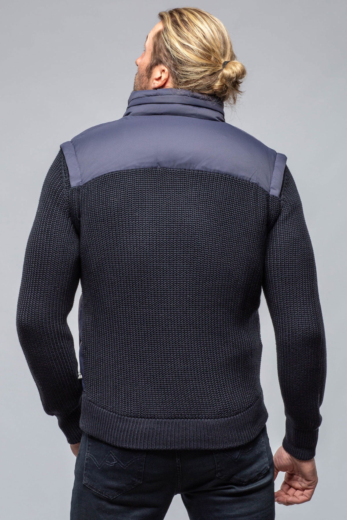 Ideeogram Cuso Jacket Combo Bomber In Navy Mens - Outerwear - Cloth