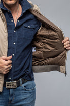 Esko Goat Suede Vest | Samples - Mens - Outerwear - Leather | DiBello