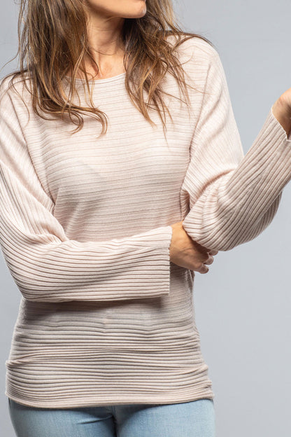 Estelle Cashmere Sweater In Pale Blush