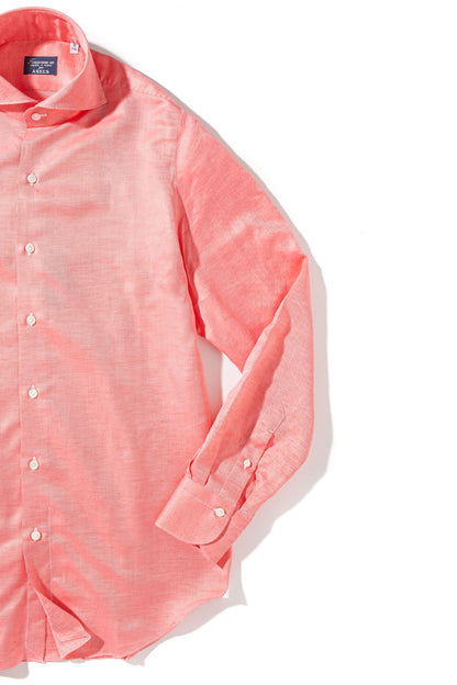 Astral Cotton Twill Shirt In Red