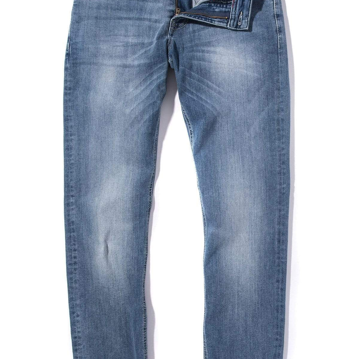 MAC Arne Pipe Lighter Denim w/Heavy Wear | Mens - Pants - 5 Pocket | Mac Jeans