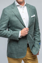 Cosenza Sport Coat in Green | Mens - Tailored - Sport Coats | Castangia