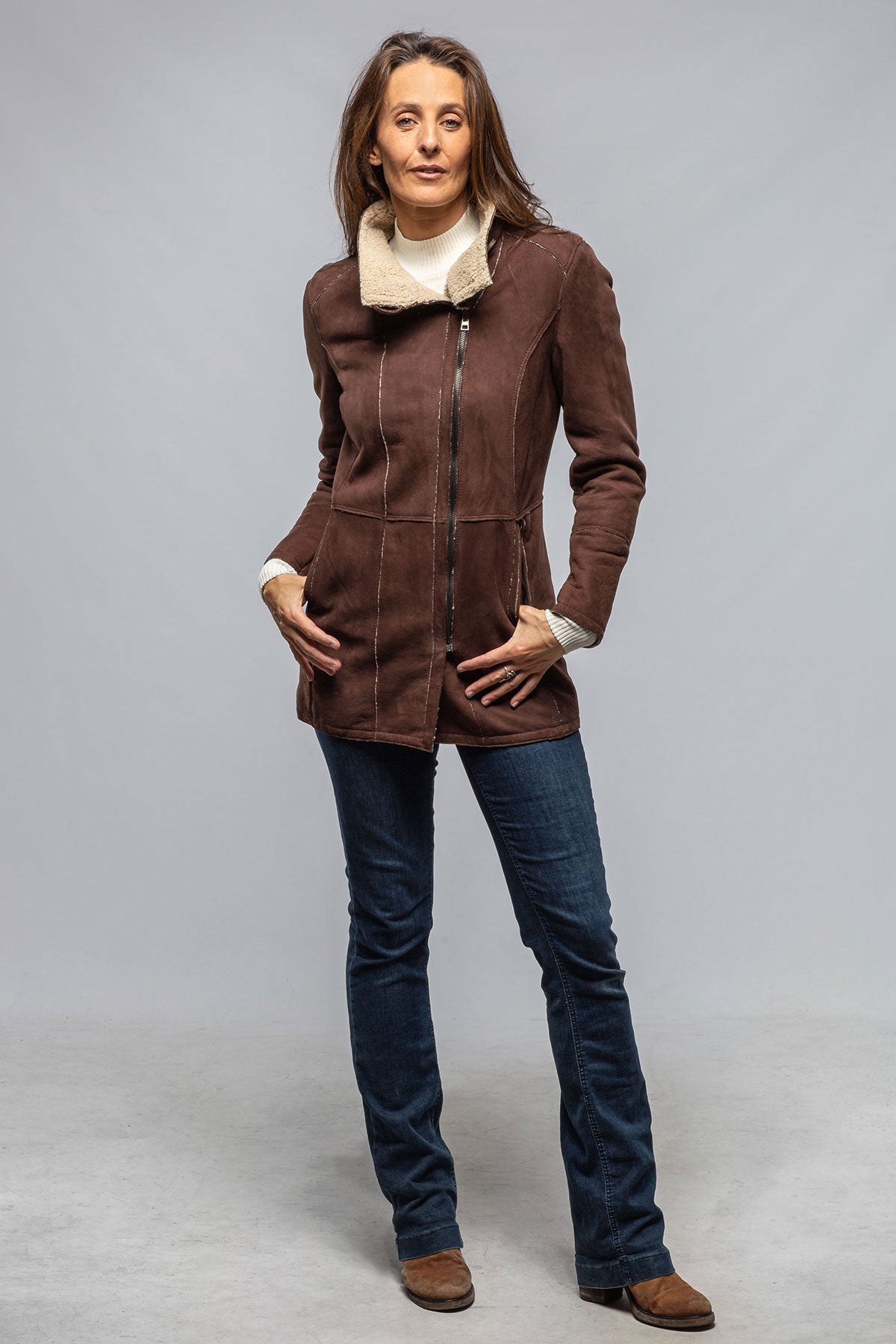 Kaeli Shearling | Samples - Ladies - Outerwear - Cloth | DiBello