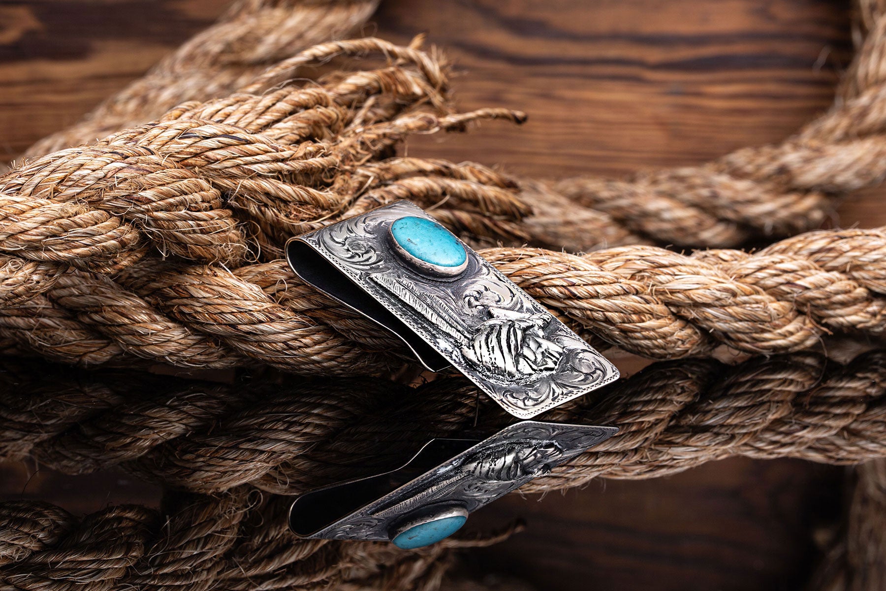 Chief Pontiac Money Clip | Mens - Accessories - Money Clips | Comstock Heritage