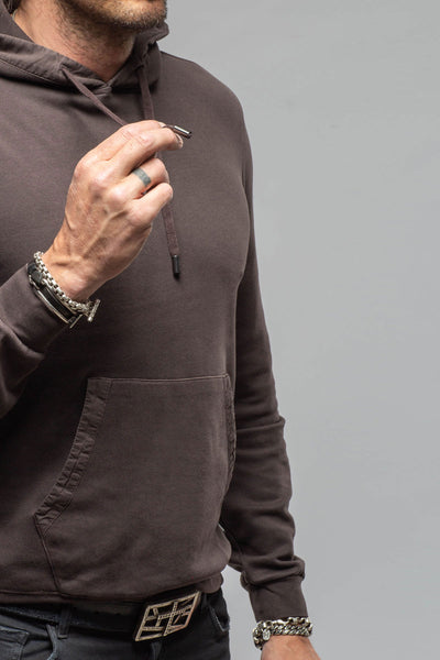 Luba Hoodie In Black Bean | Mens - Outerwear - Overshirts | Keeling