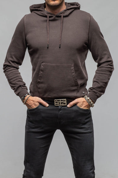 Luba Hoodie In Black Bean | Mens - Outerwear - Overshirts | Keeling