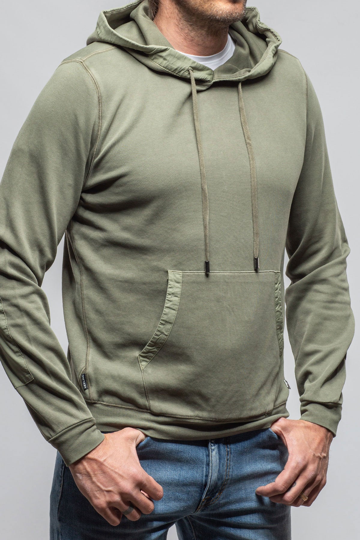 Luba Hoodie In Desert Sage | Mens - Outerwear - Overshirts | Keeling