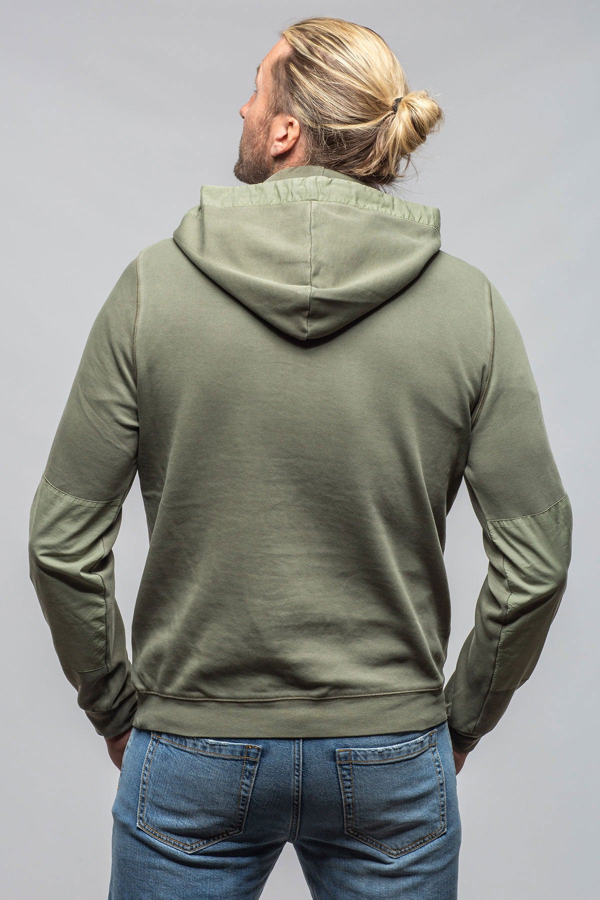 Luba Hoodie In Desert Sage | Mens - Outerwear - Overshirts | Keeling
