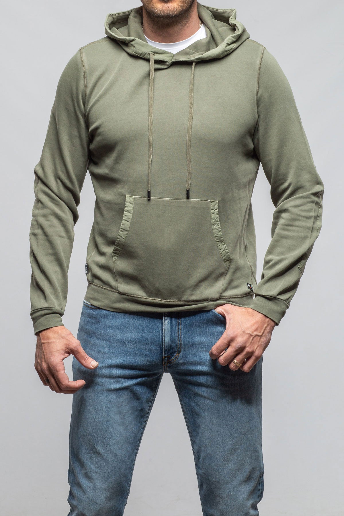Luba Hoodie In Desert Sage | Mens - Outerwear - Overshirts | Keeling