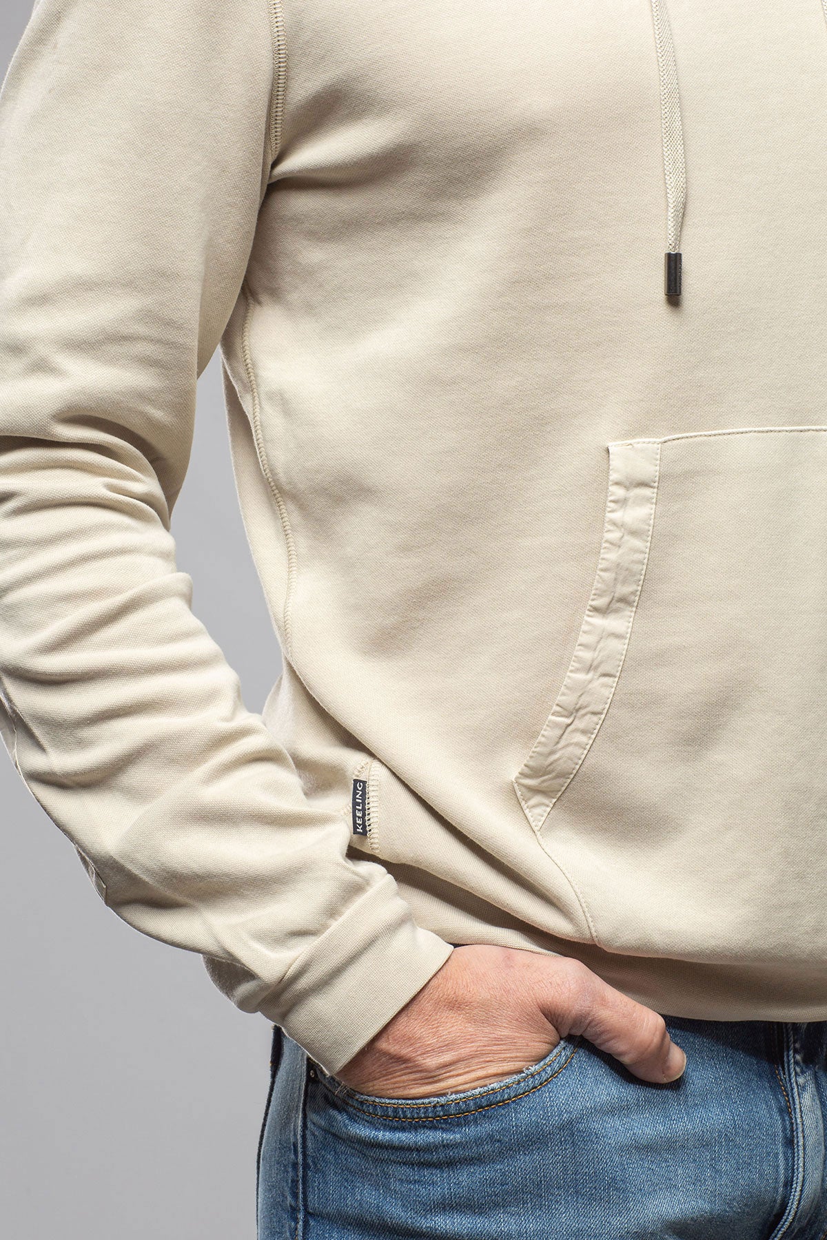 Luba Hoodie In Khaki | Mens - Outerwear - Overshirts | Keeling