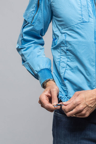 Keeling Nauru Cargo Jacket In Cendre Blue Mens - Outerwear - Lightweight