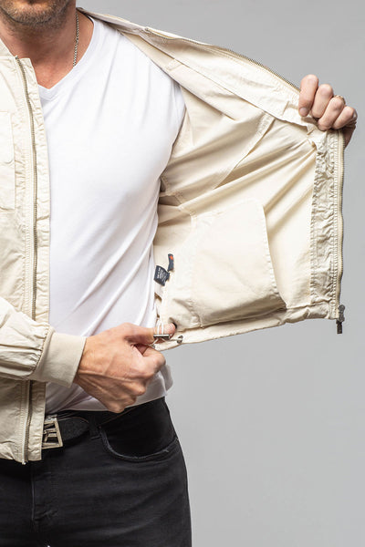 Nauru Cargo Jacket In Khaki | Mens - Outerwear - Lightweight | Keeling