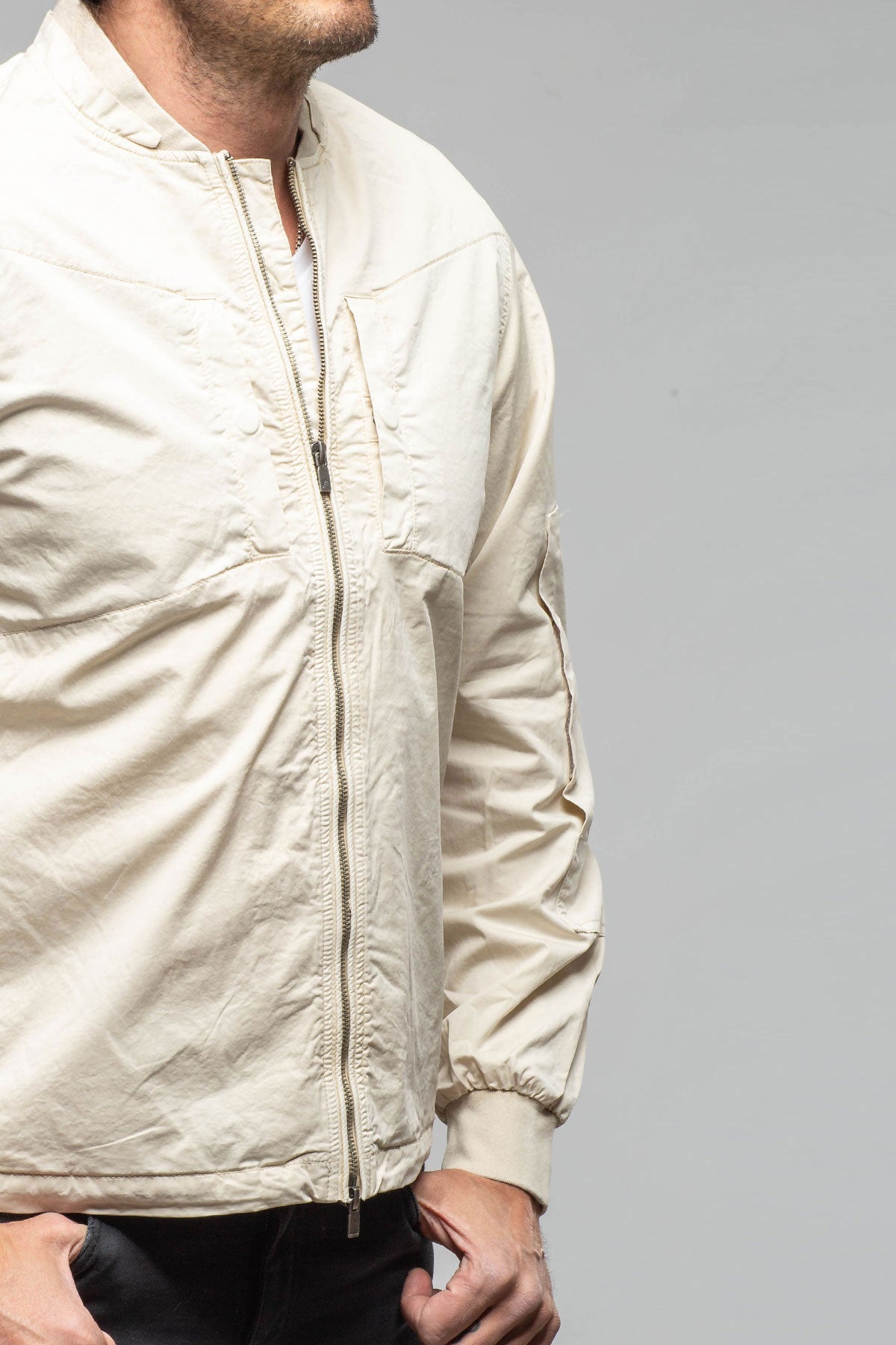 Nauru Cargo Jacket In Khaki | Mens - Outerwear - Lightweight | Keeling