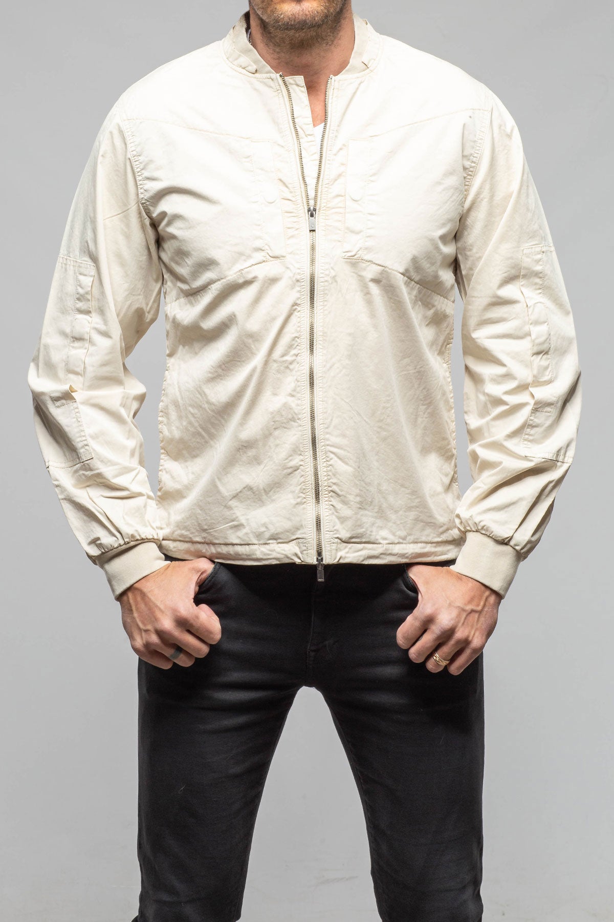 Nauru Cargo Jacket In Khaki | Mens - Outerwear - Lightweight | Keeling