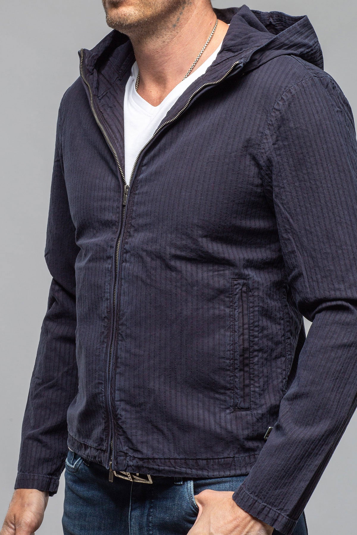 Pitcairn Light Jacket In Dark Navy | Mens - Outerwear - Lightweight | Keeling
