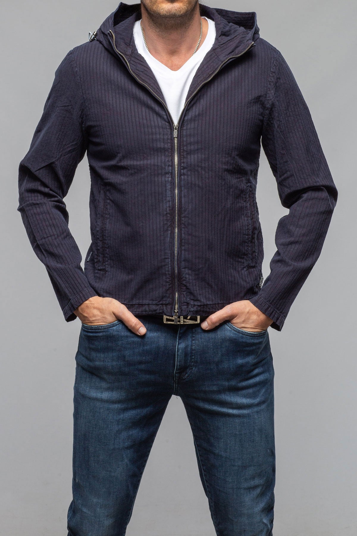Pitcairn Light Jacket In Dark Navy | Mens - Outerwear - Lightweight | Keeling