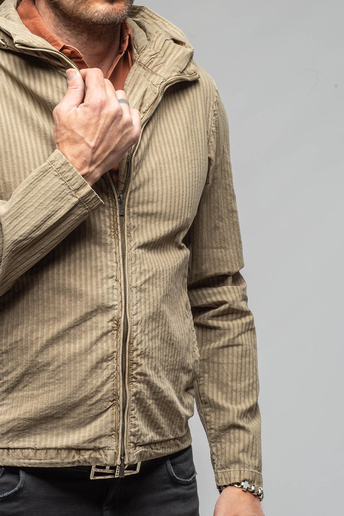 Pitcairn Light Jacket In Greige | Mens - Outerwear - Lightweight | Keeling