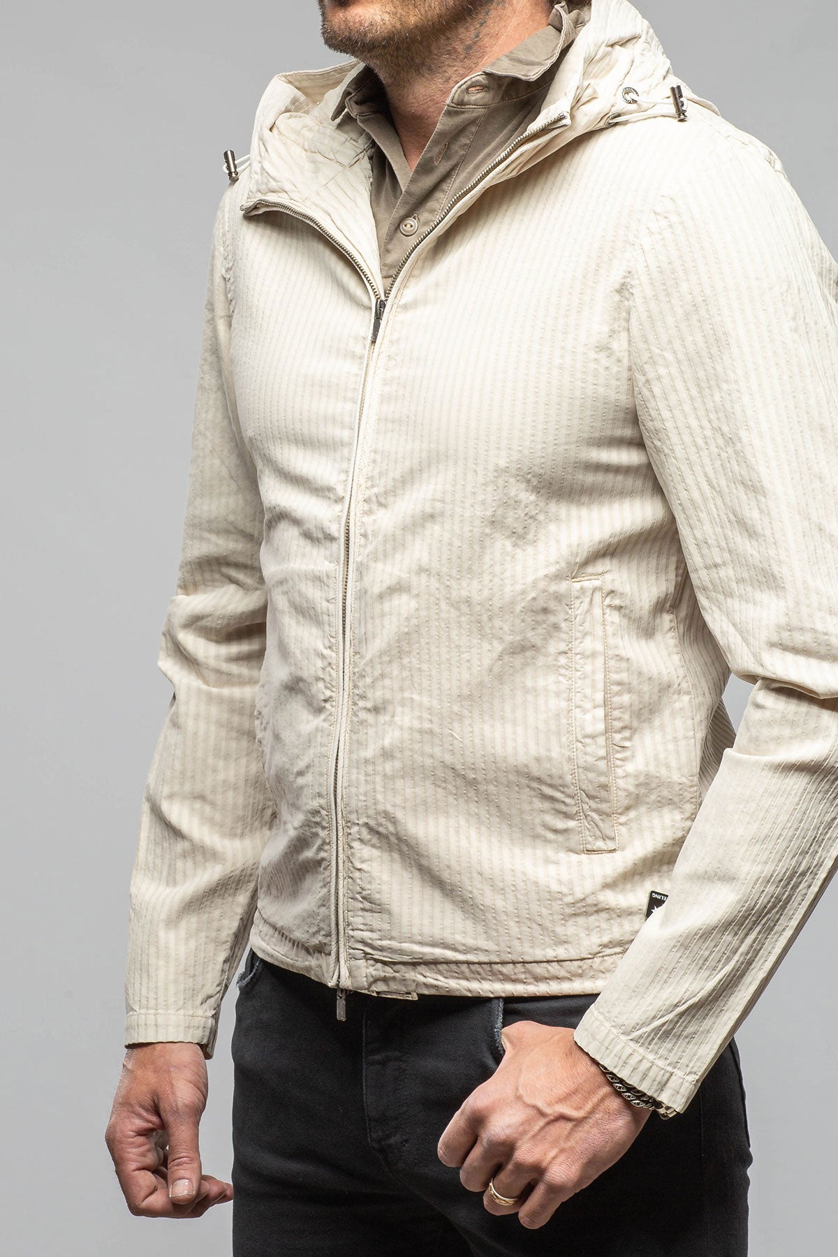 Pitcairn Light Jacket In Khaki | Mens - Outerwear - Lightweight | Keeling