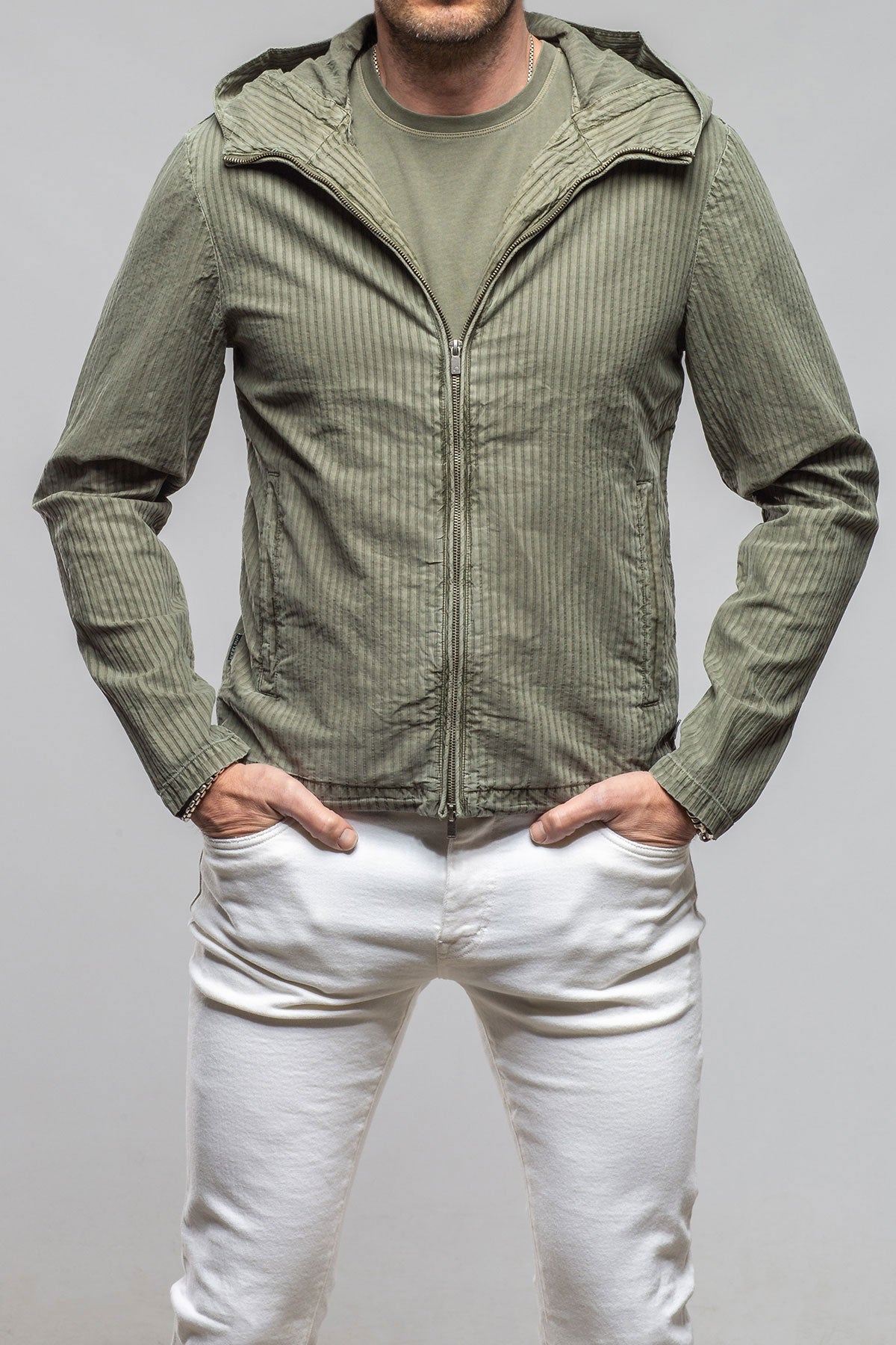 Pitcairn Light Jacket In Olive | Mens - Outerwear - Lightweight | Keeling