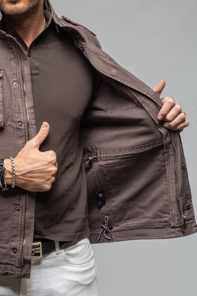 Savu Linen Jacket In Black Bean | Mens - Outerwear - Lightweight | Keeling