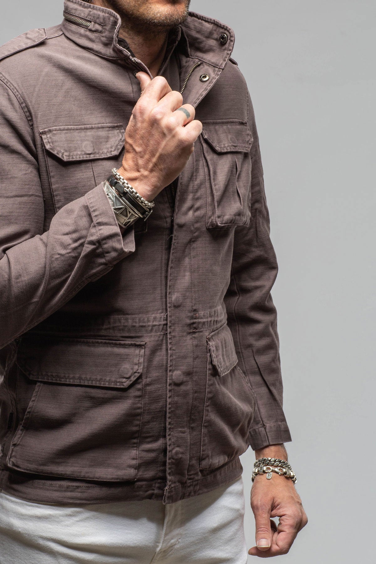 Savu Linen Jacket In Black Bean | Mens - Outerwear - Lightweight | Keeling