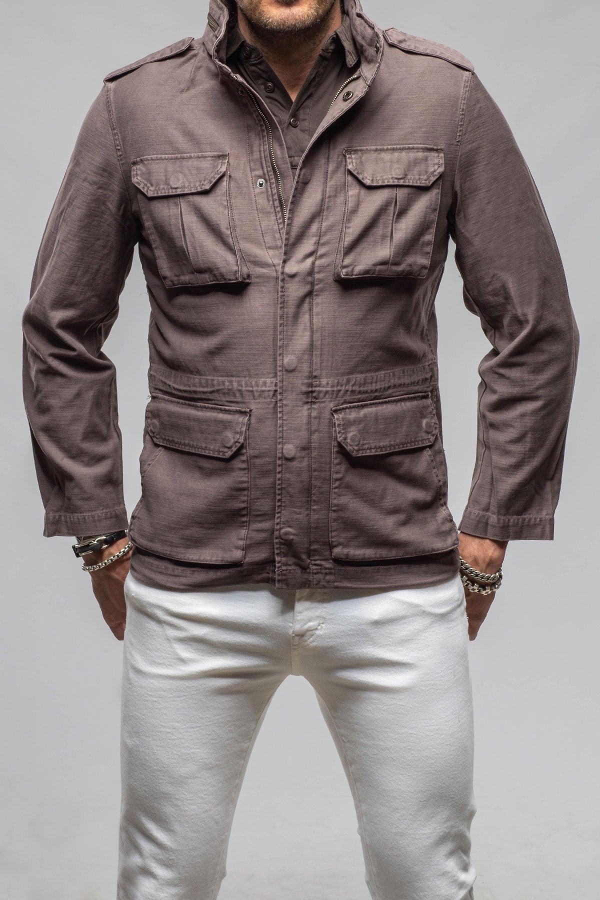 Savu Linen Jacket In Black Bean | Mens - Outerwear - Lightweight | Keeling