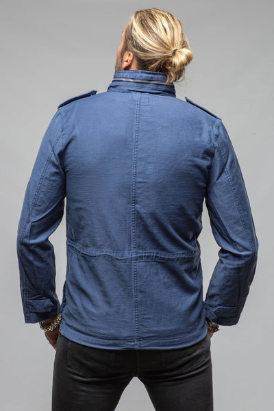 Savu Linen Jacket In Indigo | Mens - Outerwear - Lightweight | Keeling