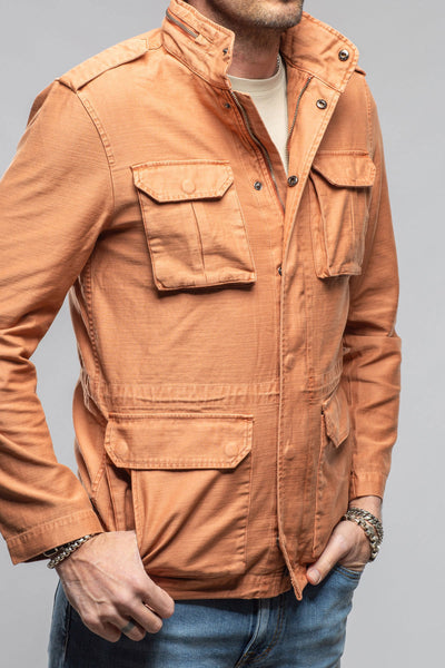 Keeling Savu Linen Jacket In Marmalade Mens - Outerwear - Lightweight