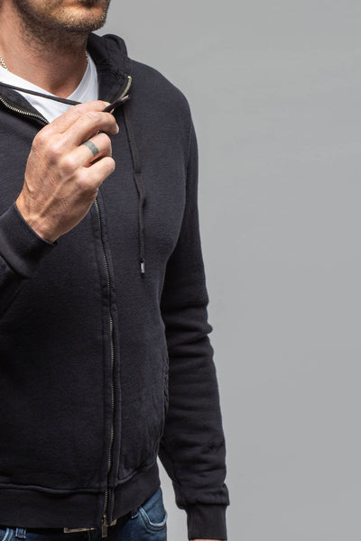 Sibut Zip Hoodie In Meteorite | Mens - Outerwear - Overshirts | Keeling