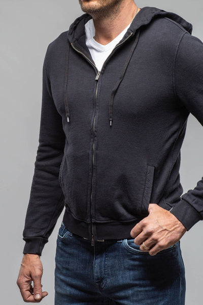 Sibut Zip Hoodie In Meteorite | Mens - Outerwear - Overshirts | Keeling
