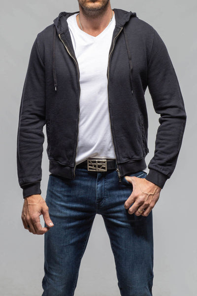 Sibut Zip Hoodie In Meteorite | Mens - Outerwear - Overshirts | Keeling
