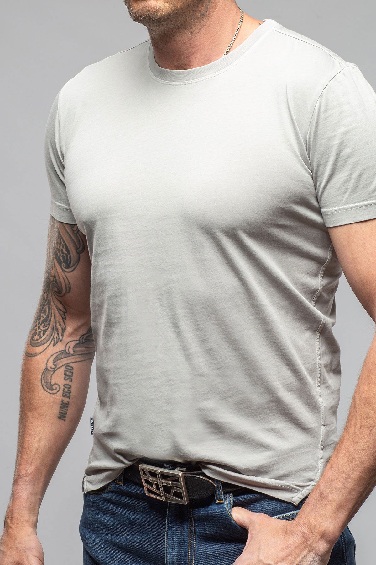 Siput SS Shirt In Grey Violet | Mens - Shirts - T-Shirts | Keeling