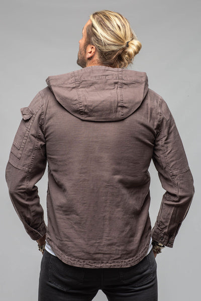 Taiwan Cargo Hoodie In Black Bean | Mens - Outerwear - Lightweight | Keeling