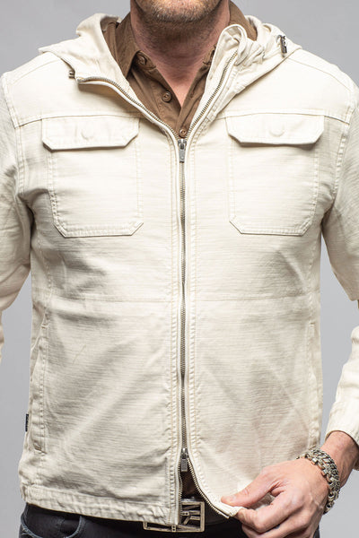 Taiwan Cargo Hoodie In Khaki | Mens - Outerwear - Lightweight | Keeling