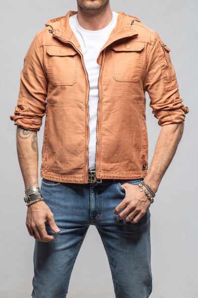 Taiwan Cargo Jacket In Marmalade | Mens - Outerwear - Lightweight | Keeling