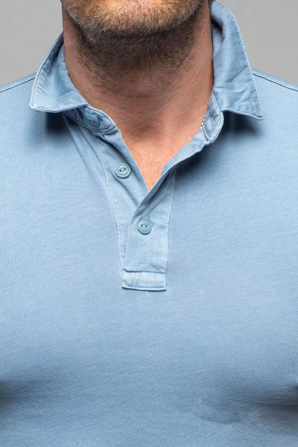 Tauranga  Polo In Ashley Blue | Mens - Shirts - Polos | Keeling