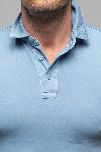 Tauranga  Polo In Ashley Blue | Mens - Shirts - Polos | Keeling