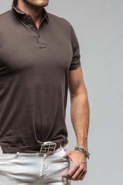 Tauranga  Polo In  Black Bean | Mens - Shirts - Polos | Keeling