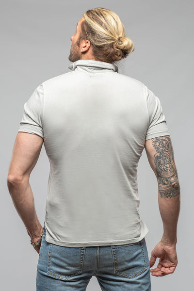 Tauranga Polo In Grey Violet | Mens - Shirts - Polos | Keeling