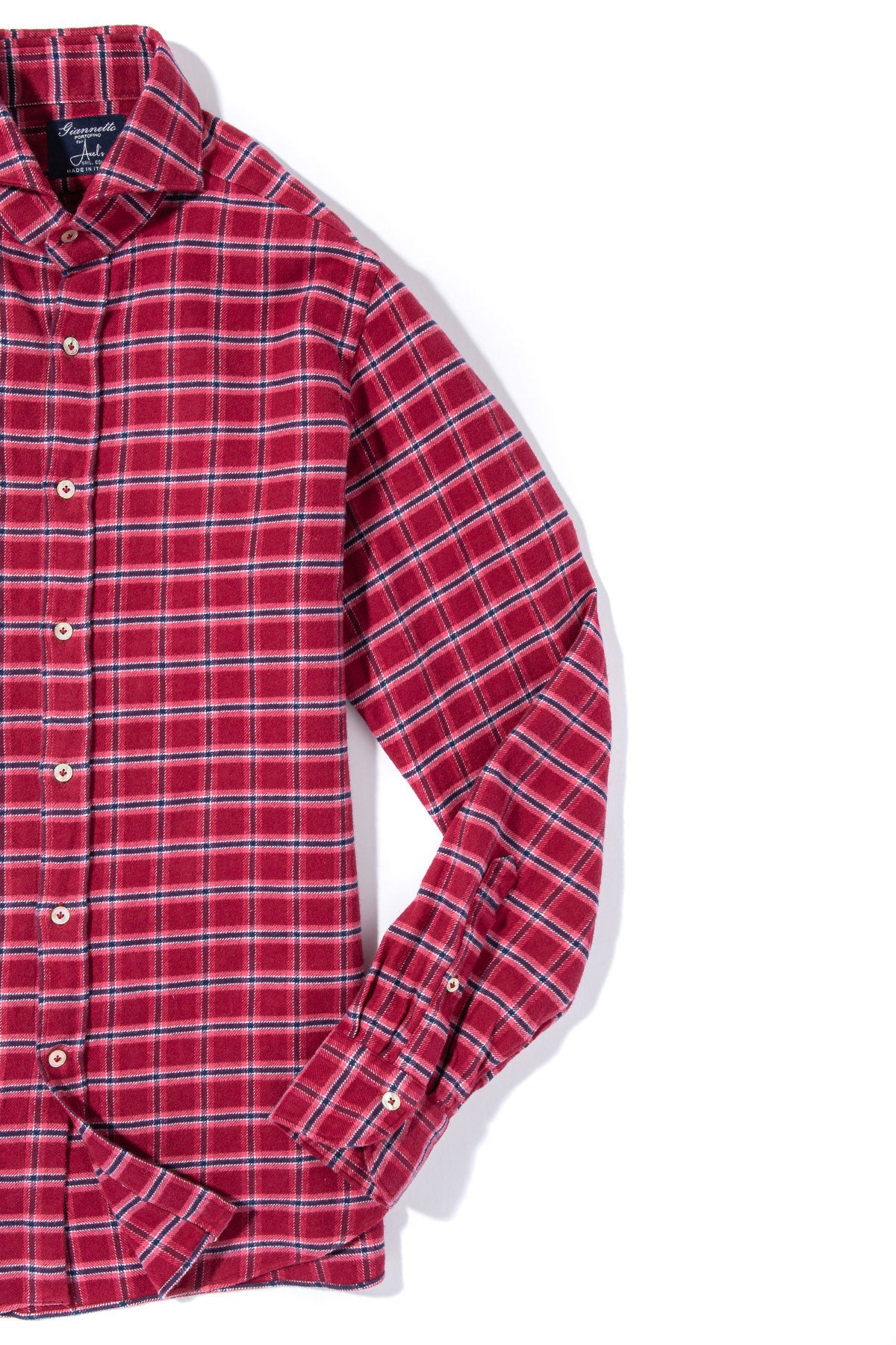 Alexander Cotton Flannel in Pink and Blue | Mens - Shirts | Axels GP