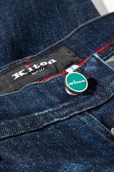 Kiton Stretch Selvedge Denim Jeans | Mens - Pants - 5 Pocket | Kiton