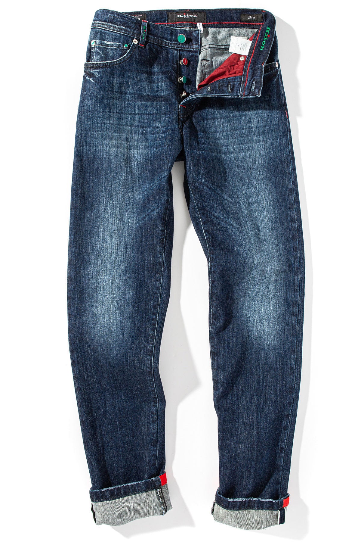 Kiton Kiton Stretch Selvedge Denim Jeans Mens - Pants - 5 Pocket