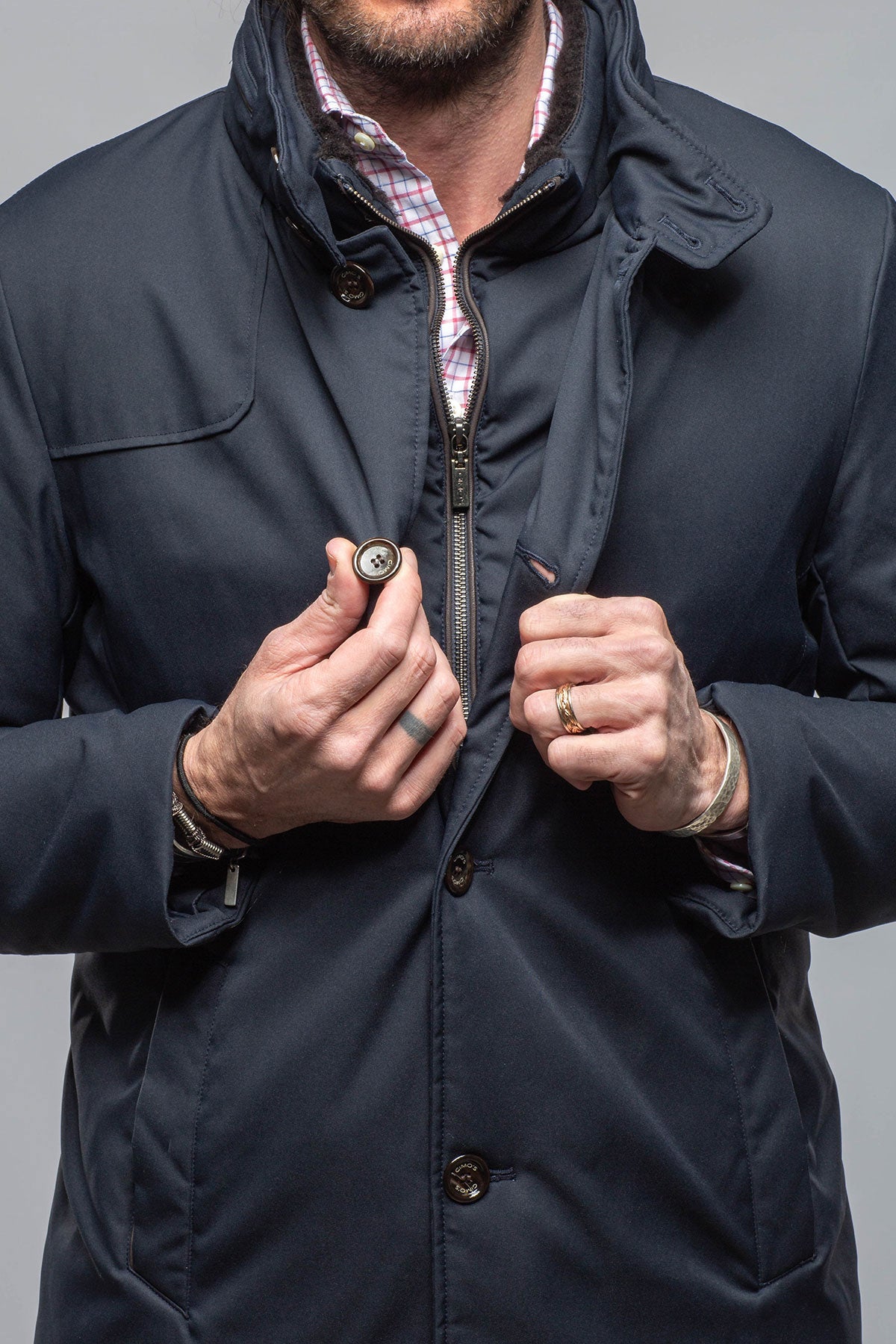 Fairmont Performance Jacket In Navy | Warehouse - Mens - Outerwear - Cloth | Gimo's