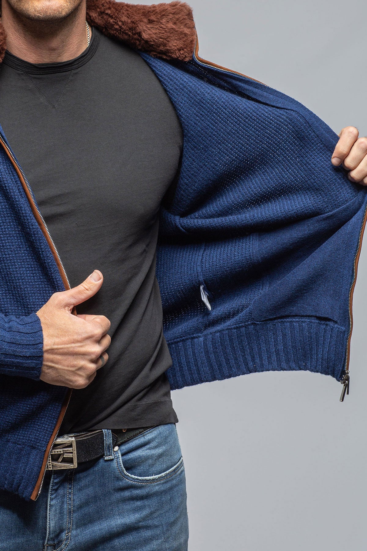 Golis Cashmere Zip Sweater