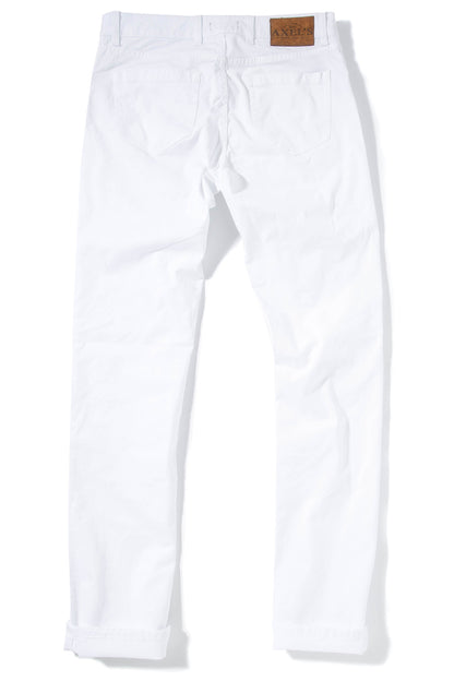 Flagstaff Performance Denim In Bianco | Mens - Pants - 5 Pocket | Axel's Premium Denim