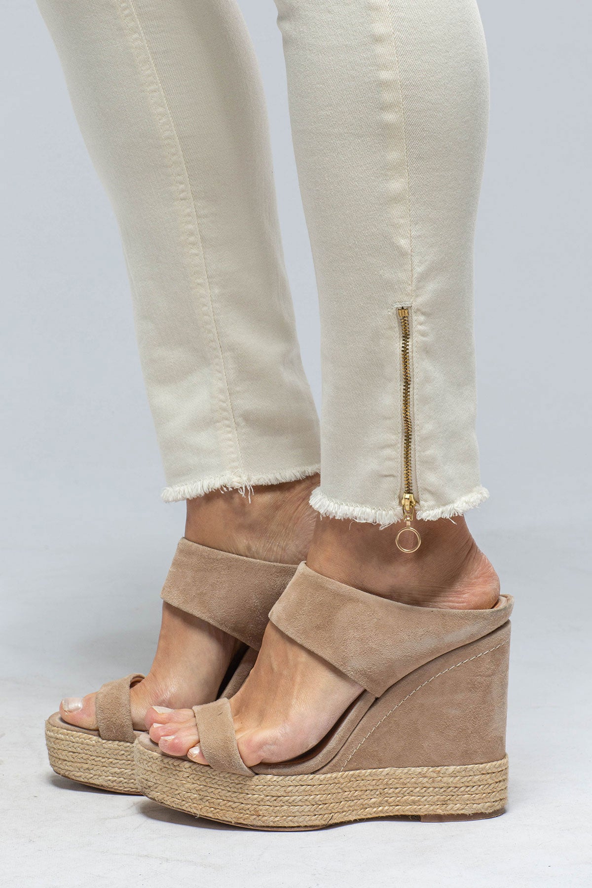 MAC Rich Slim Chic In Antique White | Ladies - Pants - Jeans | Mac Jeans