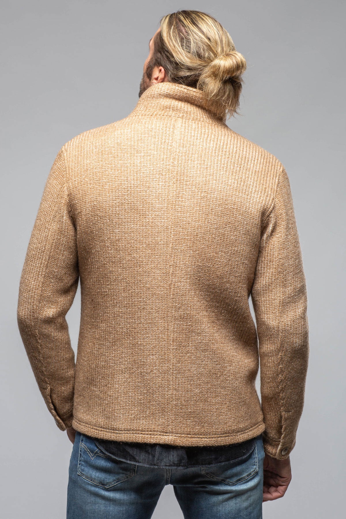 Wrangell Knit Jacket In Camel | Warehouse - Mens - Outerwear - Cloth | Gimo's