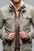 Teton Jacket in Ice | Mens - Outerwear - Leather | Gimo's